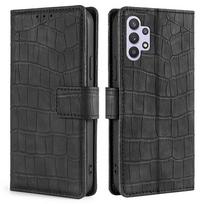 Piniginės dėklas, skirtas Nokia 7.2 6.2 3.1 4.2 5.4 Moto P30 P40 P50 Pro One Action LG K50S K51S K61 Crocodile Flip PU odinis kortelės dėklas Telefono buferis LG G8/G8 ThinQ juoda