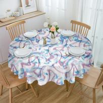 Abstraktus gradiento apvalaus stalo užtiesalai festivalio valgomasis vandeniui atsparus staltiesės stalo užvalkalas vestuvių vakarėliui dekoruoti 4pcs 33x48 Table mat