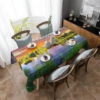 Sutemų kalnų miško staltiesės šventinės dekoracijos vandeniui atsparios stačiakampės staltiesės Vestuvių dekoro stalo viršelis 4pcs 33x48 Table mat gray
