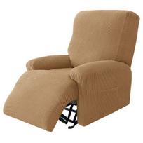 Recliner Sofa Cover Elastic Polar Fleece Lounge Couch Armchair Covers Split Style Relax Sofa Covers For Living Room beige