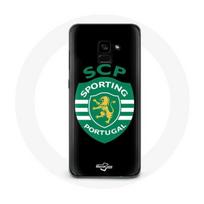 Coque Samsung Galaxy A5 2018 scp sporting portugal fond noir juoda