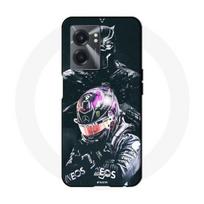 Coque Realme V23 Lewis Hamilton Black Panther juoda