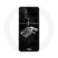 Coque pour Oppo A74 5G Game of Thrones Saison 8 Le Trône de Fer La maison Stark Logo L'hiver arrive