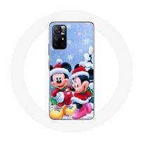 Coque pour Xiaomi Redmi Note 11s 5G le jour de Noël Mickey Mouse et Minnie Mouse