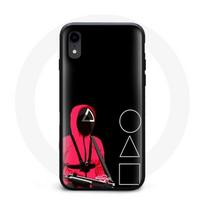 Coque Face Square Squid Game Iphone XR