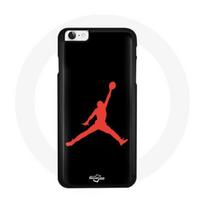 Coque - MANIACASE - Iphone SE - Noir - Jordan logo - Souple