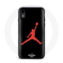 Coque - MANIACASE - Iphone XS - Rouge - NBA - Design sportif et tendance raudona