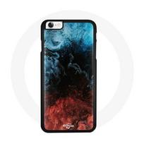 Coque Iphone SE Turquoise Liquid Art