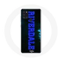 Coque Samsung Galaxy A21S Riverdale Série Logo bleu mėlyna