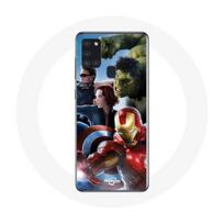 Case - Avengers - Galaxy A21S - Soft - Shockproof - White