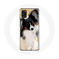 Coque Samsung Galaxy A21S Épagneul nain continental papillon Race de chiens