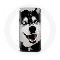 Coque Samsung Galaxy J3 2017 Husky de Sibérie Yeux Bleus