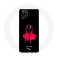 Coque Samsung Galaxy A12 Squid Game masque carré