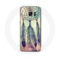 Coque pour Samsung Galaxy S7 Edge Attrape rêve coloré marron ruda