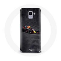 Coque pour Samsung Galaxy A6 2018 Formule 1 Max Verstappen F1 noir rouge et jaune