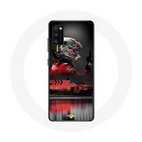 Coque pour Samsung Galaxy S20 plus Formule 1 Sebastian Vettel Pilote automobile F1 Rouge