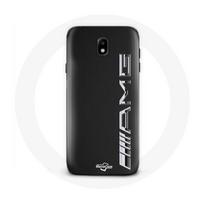 Coque pour Samsung Galaxy J5 2017 Amg Logo Carbone Texture juoda