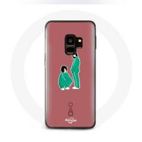 Coque pour Samsung S9 plus Squid Game Ji Yeong Numéro 240 Et Kang Sae Byeok Numéro 067