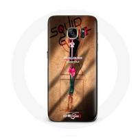 Coque pour Samsung Galaxy S6 Edge Squid Game Série affiche soldat