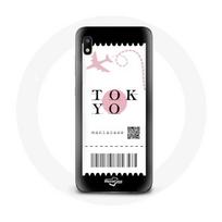 Coque pour Samsung Galaxy A10 Billet d'avion Tokyo Japon