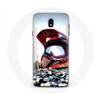 Coque pour Samsung Galaxy J5 2017 Casque Moto Cross