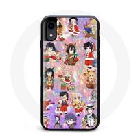 Coque pour Iphone XS Demon slayer merry christmas affiche le cadeau de noël