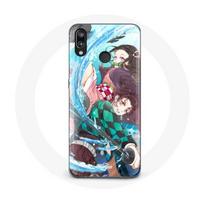 Dėklas Huawei P20 Lite Tanjiro ir Nezuko Demon Slayer Kimetsu no Yaiba Anime
