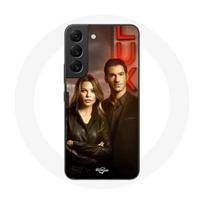 Coque pour Samsung Galaxy S21 FE Chloe Decker et Lucifer Morningstar