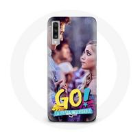 Coque pour Samsung Galaxy A70 Poursuis Tes Rêves Mía Cáceres et Álvaro Paz Série