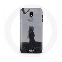 Coque pour Samsung Galaxy J7 2017 Game of Thrones Saison 8 Daenerys Targaryen feu et sang Le Trône d