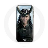 Coque pour Samsung Galaxy S6 Edge Loki Thor Ragnarok avec Casque Saison 1
