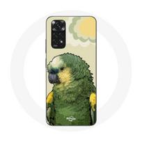 Coque pour Xiaomi Redmi Note 11S Amazone Perroquets Vert