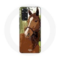Coque pour Xiaomi Redmi Note 11S Quarter Horse Marron Race de cheval