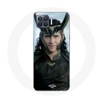 Maniacase Case for Oppo A93 Loki Thor Ragnarok with Helmet Season 1 juoda