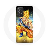 Coque pour Samsung Galaxy A52 Son goku dragon ball corps enervé