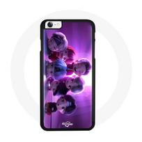 Coque pour Iphone SE BTS TinyTAN Animation Affiche RM Jin Suga J-Hope Jimin V Et Jungkook Mic Drop