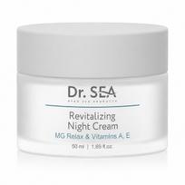 Naktinis veido kremas Dr. Sea Revitalizing, Mg Relax & Vitamins A, E, 50 ml