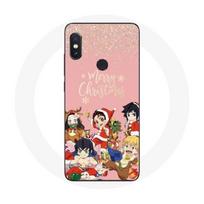 Coque pour Xiaomi Redmi Note 5 AI Dual Camera Demon slayer merry christmas affiche Anime Manga