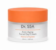Dieninis veido kremas Dr. Sea Anti Aging, Retinol & Peptides, 50 ml