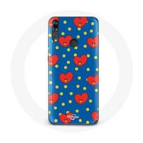 Coque pour Huawei P30 Lite BTS Bangtan Garçons BT21 TATA de V Fond Bleu mėlyna