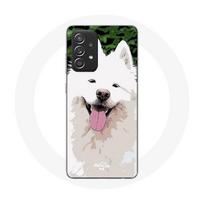 Coque pour Samsung Galaxy A52 Samoyède Blanc Race de chiens balta
