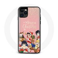 Coque pour Iphone 13 Demon slayer merry christmas affiche Anime Manga