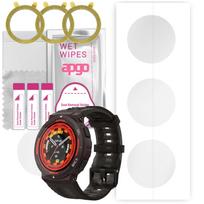3x apgo hidrogelinė ekrano apsauga, skirta Amazfit Active Edge, hidrogelio plėvelė, su pozicionavimo sluoksniu, kurį lengva montuoti