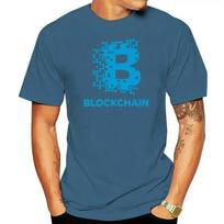 Bitcoin marškinėliai Unisex Bitcoin Cryptocurrency Blockchain T marškinėliai Unisex geriausio dizaino trumpomis rankovėmis madingi 3XL poros marškinėliai 4XL blue