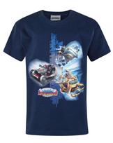 Skylanders Superchargers Doom Boy'S Unisex T-Shirt S gray