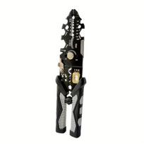 Wire Stripper for Construction Sites, Home Improvement, Electrician Wiring Maintenance, Factory Electrical Equipment Maintenance pilka spalva