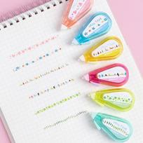 Naujas Kawaii Gyvūnėliai Žvaigždutė Širdelė Tipo Dekoratyvinė Korekcijos Juosta Skrebinimas Dienoraštis Raštinės Reikmenys Mokyklos Mokinio Reikmenų Rinkinys Dovana raudona