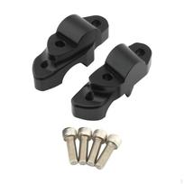Motorcycle Handlebar Risers Aluminum Vehicle Repair Parts Convenient Installation Accessories for black
