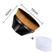 Foundation BB concealer Brush Makeup brush Soft hair makeup brush Dry and wet dual use no powder nail dust Clean ladies makeup tools Beauty makeup black