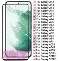 Protective Glass for Samsung Galaxy A12 A22 A32 A52 Screen Protector Samsung A13 A14 A23 A33 A53 A73 A03S S20 S21 S23 FE  glass For Samsung A12 gryna